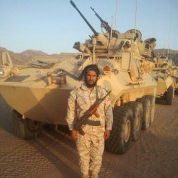 بالفيديو.. الفريق المحرج يقرأ متأثراً آية “الشهر الحرام” بمصحف تضرر في تفجير “طوارئ عسير”