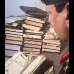 لوحة جرافيتي تشجب “تفجير طوارئ عسير” (صورة)