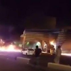 مرور بيشة يضبط سيارة مفحط صدم دورية بشكل متعمد