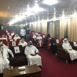 مكتب وزارة الرياضة بالزلفي يعرض محتوى حملة بلداً آمناً
