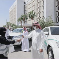 مقيمان يتمكنان من رفع العلم السعودي في أعلى قمة جبل مطلول في عريعرة