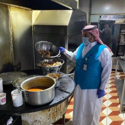هيئة الأمر بالمعروف بمدينة الباحة تشارك في احتفالات اليوم الوطني السعودي ٩١