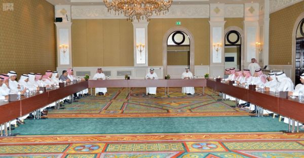 الامير متعب بن عبد الله يقلد ابن لبده رتبته الجديدة