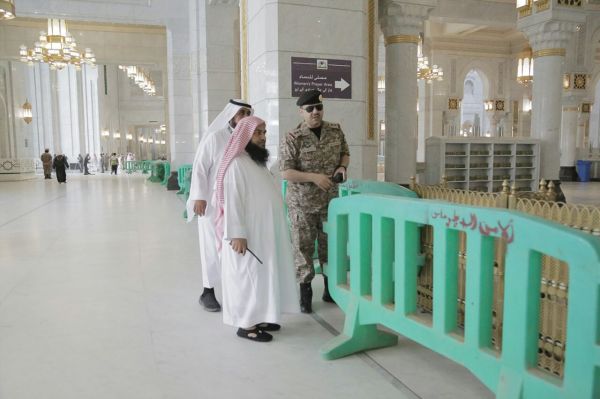 مركاز حي النزهة يحتفي بضيوف الرحمن