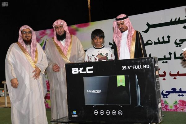 خيمة الضيافة في استقبال زوار مهرجان سفاري بقيق