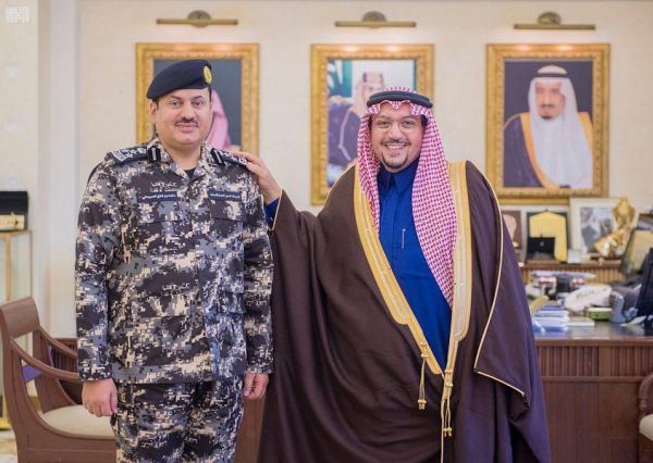 سمو أمير منطقة الرياض يقلّد السبيعي رتبته الجديدة