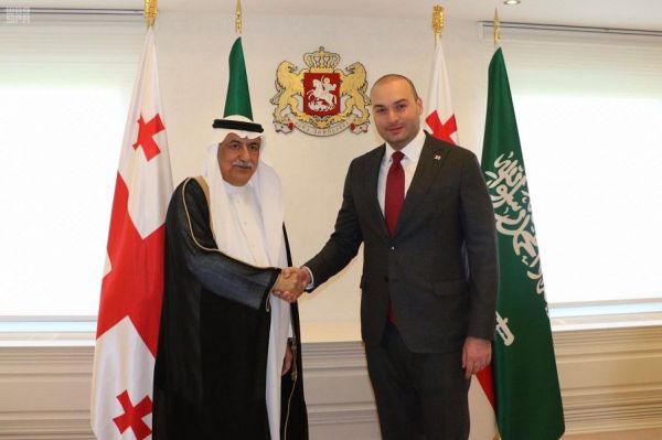 وزير الخارجية يلتقي وزير خارجية جورجيا ونائب رئيس البرلمان الجورجي