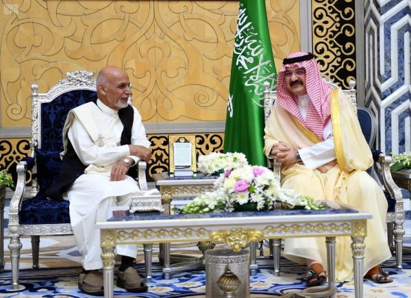الرئيس الأفغاني يستقبل الشيخ سعد الشثري