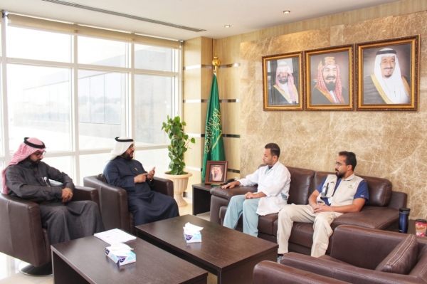 سفير المملكة لدى الأردن يلتقي السفير العراقي