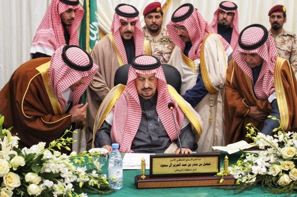 أمير منطقة الرياض يزور محافظة الدوادمي