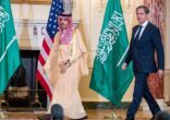 وزير الخارجية يلتقي وزير الخارجية الأمريكي