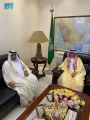 سفير المملكة لدى السودان يلتقي السفير القطري