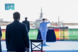 قائد القوات البحرية الملكية السعودية يرعى مراسم تعويم سفينة جلالة الملك “جازان”