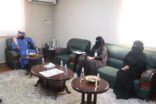 مدير الهلال الأحمر بالجوف يستقبل رئيسة جمعية قمرة التطوعية