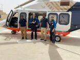 النقل الإسعافي الجوي يساهم في إنقاذ حياة مقيم بمستشفى حوطة بني تميم العام
