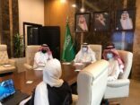 أمين الشرقية يرأس الإجتماع المرئيي لرؤساء و وكلاء البلديات