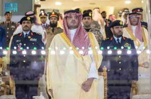 الأمير عبدالعزيز بن سعود يرعى حفل تخريج 1935 طالبًا من كلية الملك فهد الأمنية
