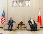 ولي عهد البحرين يلتقي وزير الخارجية الأمريكي