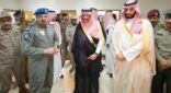 ولي ولي العهد ووزير الدفاع يصلان قاعدة الملك خالد بخميس مشيط