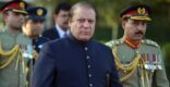 نواز شريف  ووزير الدفاع الباكستاني وقائد  القوات البرية الي الرياض لبحث الوضع في اليمن