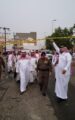 أمير منطقة نجران يقوم يتفقد المواقع المتضررة من سقوط القذائف التي أطلقتها المليشيات الحوثية