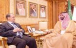 سمو ولي ولي العهد يستقبل “ولد الشيخ أحمد” المبعوث الاممي لليمن