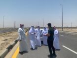 رئيس بلدية الخفجي والمجلس البلدي يتفقدان مشاريع السفلتة لافتتاح الطرق الرئيسية