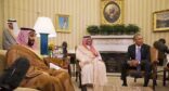 الرئيس الأمريكي  يشيد بالمملكة وبسمو ولي العهد وولي ولي العهد