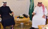 سمو ولي العهد يستقبل بمقر إقامته بواشنطن سمو ولي عهد أبو ظبي
