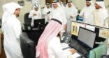 أمين العاصمة المقدسة يتفقد إدارة البلاغات ويقف  على سير إدارة خدمة العملاء بالأمانة