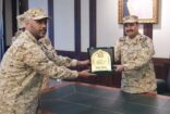 معالي رئيس الجهاز العسكري بوزارة الحرس الوطني يكرم الاوائل في الرماية الفردية