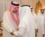 الأمير أحمد بن عبدالعزيز يستقبل المعزين في وفاة الأميرة جواهر بنت عبدالعزيز
