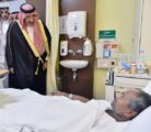ولي العهد يزور عدداً من رجال الأمن المصابين خلال مواجهات مع الحوثيين (صور)