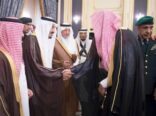 بالصور.. خادم الحرمين يستقبل أصحاب السمو الأمراء وأصحاب الفضيلة والمشايخ