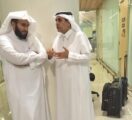 “صورة” تجمع وزيري العدل والتعليم أمام إحدى بوابات الدخول في مطار الأمير محمد بن عبدالعزيز