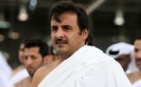 صور لتميم بن حمد والوفد المرافق له خلال أدائهم مناسك العمرة