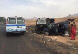 مصرع سيدة وإصابة زوجها بعد أدائهم العمرة