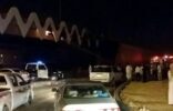 “بلدية الخرج” تكشف سبب حريق كوبري طريق الملك عبدالله بالسيح