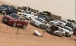 8 إصابات في تصادم 13 سيارة على طريق الرياض – الدمام