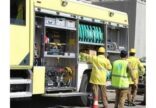 إصابة شخصين بالاختناق في حريق فندق بالدمام