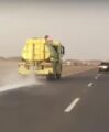 “الدفاع المدني” يؤكد رفضه لتصرفات سائق صهريج فرغ حمولته من المياه على الطريق ـ فيديو