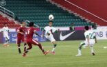 بالفيديو .. أخضر الناشئين يقسوعلى العنابي الصغير برباعية
