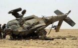 قيادة التحالف: تحطم مروحية أباتشي .. واستشهاد ضابطين كانا على متنها