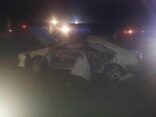 مصرع 3 من عائلة واحدة وإصابة 4 آخرين جراء انقلاب سيارتهم بتبوك (صورة)