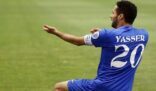 ياسر القحطاني يحتفل بفوز الهلال على الفتح