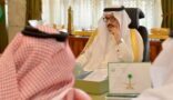 أمير الرياض أثناء ترؤسه اجتماع “النقل العام”: إنجاز 21% من “قطار الرياض” – صور