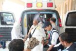 بالصور.. نقل 56 مصاباً بحادثة “رافعة الحرم” لإكمال مناسك الحج