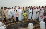 بالصور.. جموع غفيرة تشيع جثمان مساعد قائد اللواء الثامن بجازان