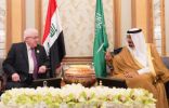 خادم الحرمين الشريفين يلتقي رئيس جمهورية العراق