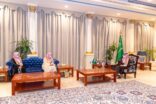 أمير الجوف يستقبل رئيس محكمة التنفيذ ويطلع على النظام الجديد للتنفيذ